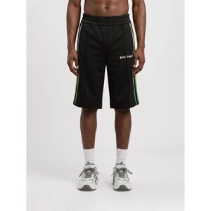 Palm Angels Men Stretch Technical Fabric Jogging Shorts Palm Angels